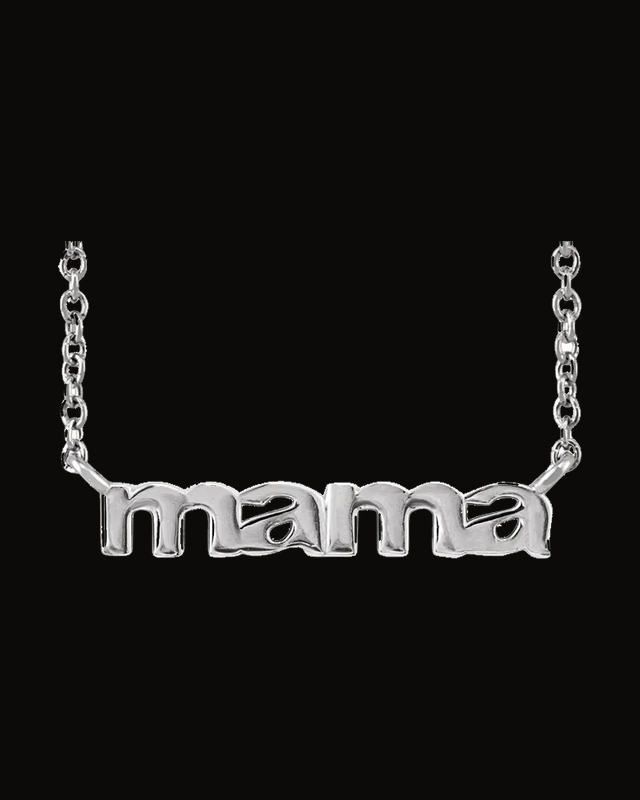 Mama Script Necklace or Center