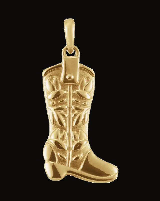 Cowboy Boot Necklace or Pendant