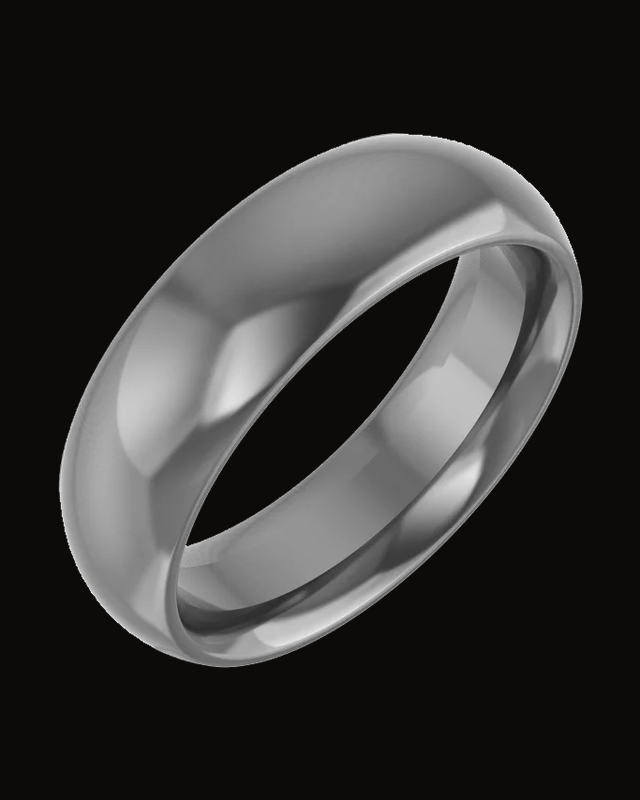 Standard-Weight Comfort-Fit Half Round Band