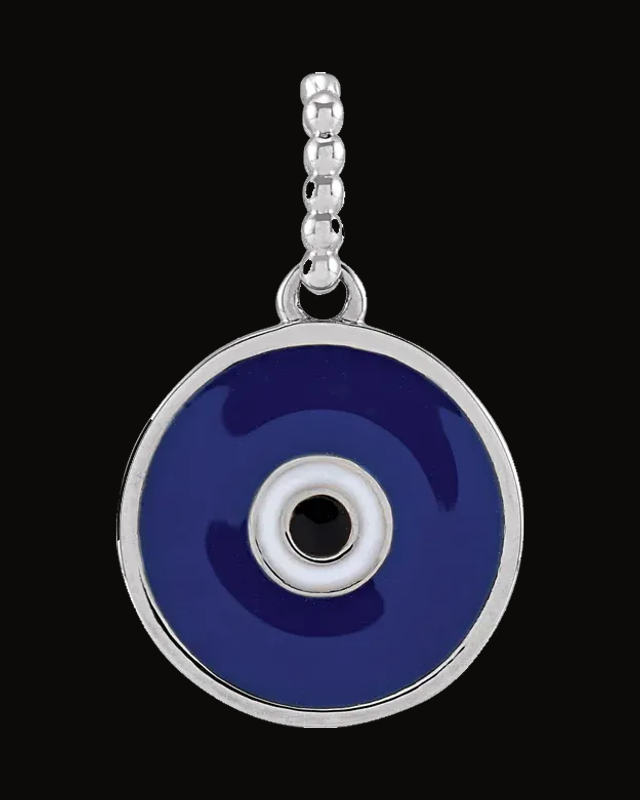 Evil Eye Necklace or Pendant — Sterling Silver