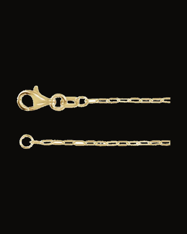 1.25 mm Paperclip-Style Chain