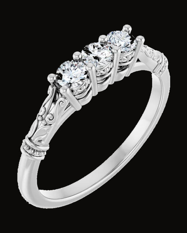 1/4 CTW Lab-Grown Diamond Anniversary Band — Rhodium-Plated on 14K White Gold · 1.8 mm