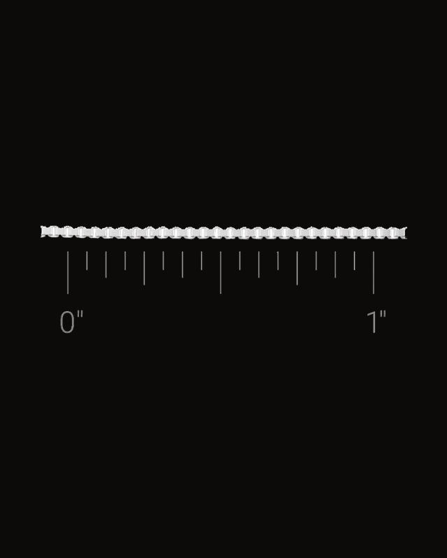 1 mm Diamond-Cut Box Chain — Sterling Silver