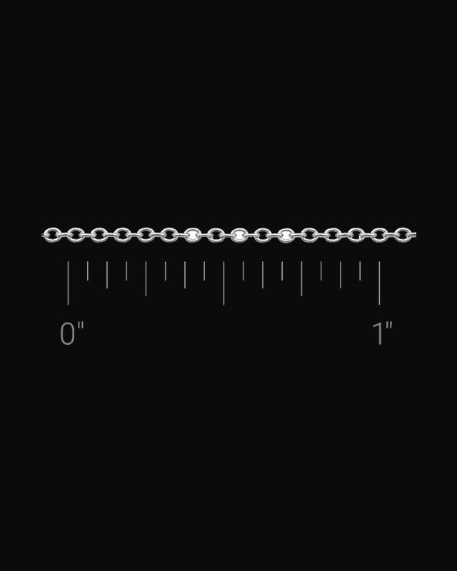 1.2 mm Cable Chain — Platinum