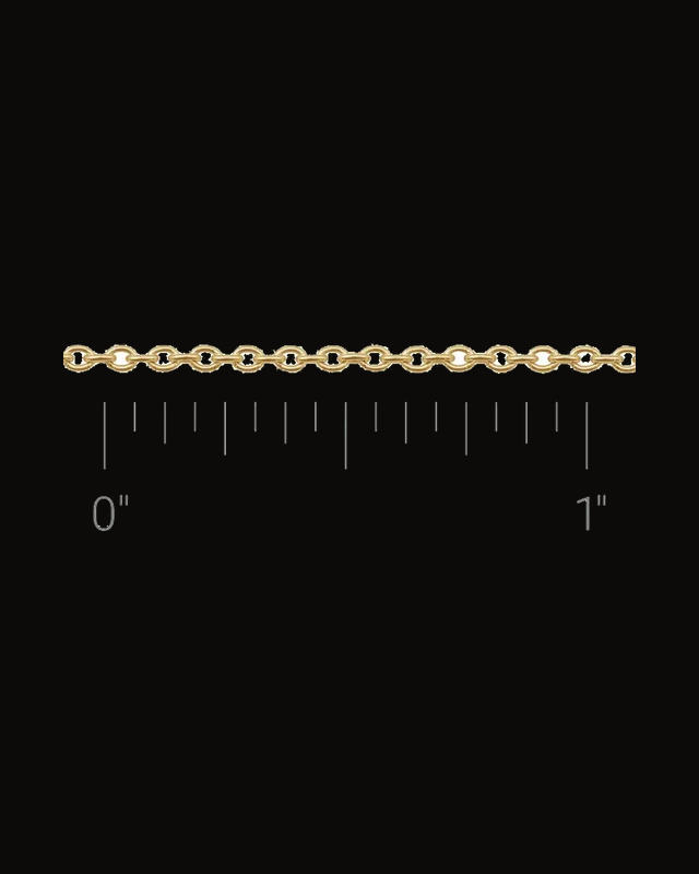 1.5 mm Cable Chain — 10K Yellow Gold