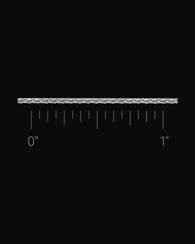 1.05 mm Diamond-Cut Wheat Chain