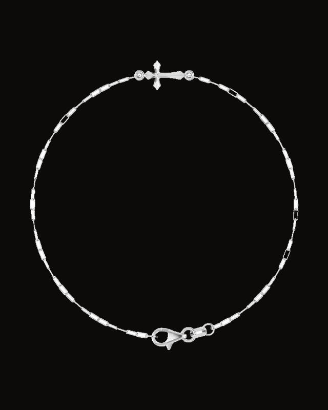 Sideways Cross Bracelet