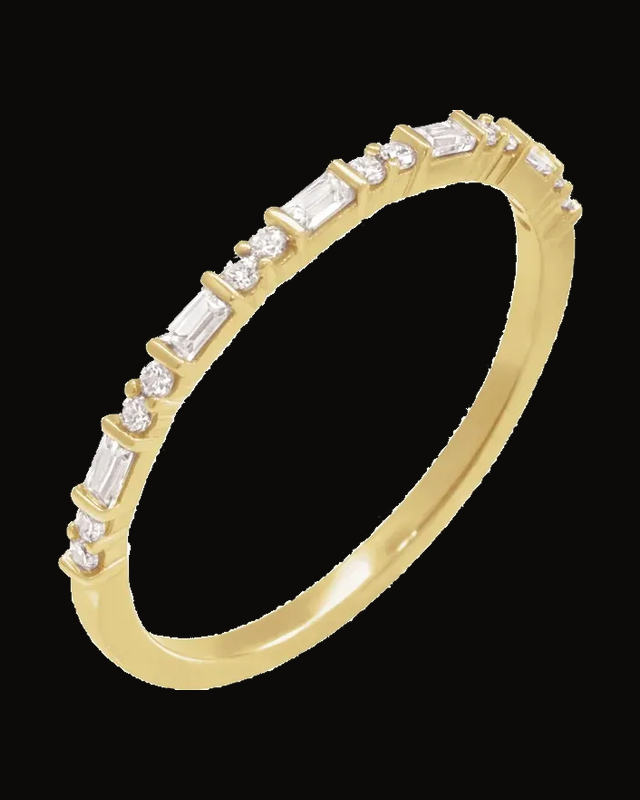 Accented Stackable Ring