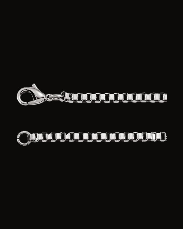 3 mm Box Chain — Stainless Steel