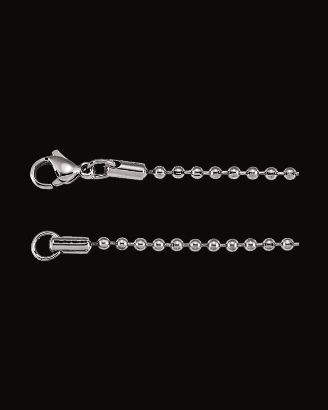 2.4 mm Stainless Steel Hollow Bead Chain