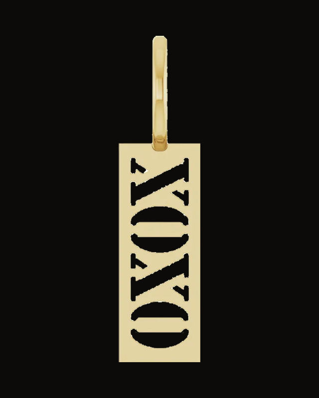 XOXO Charm/Pendant — 14K Yellow Gold