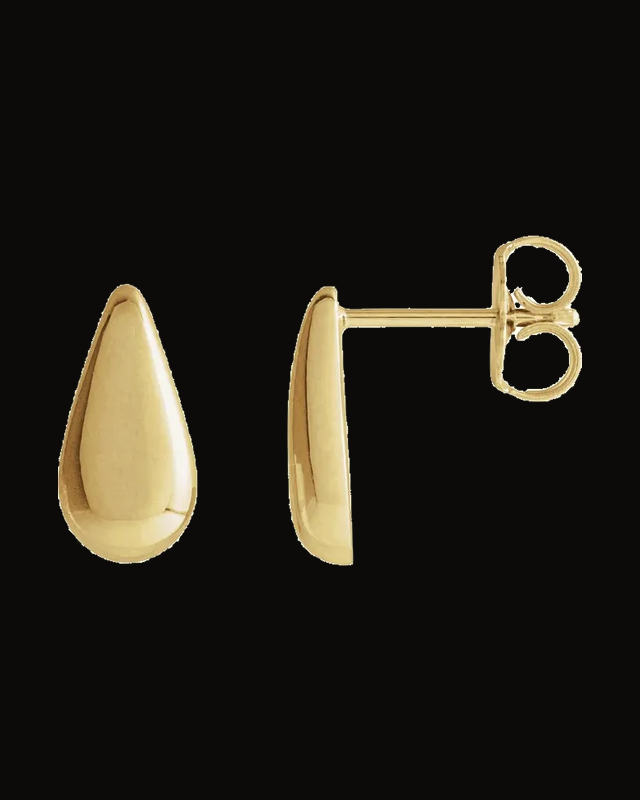 Teardrop Stud Earrings