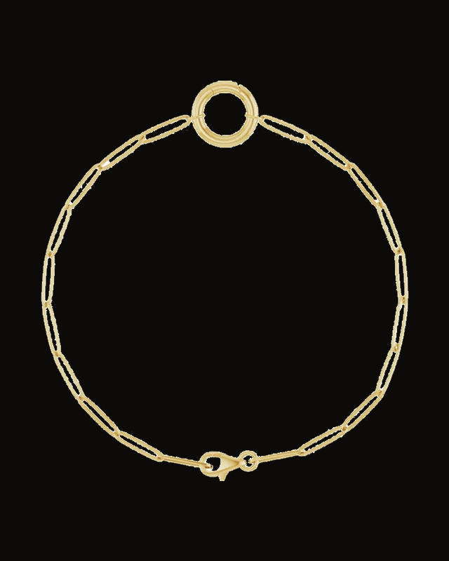 Charm Bracelet — 18K Yellow Gold-Plated on 18K Yellow Gold-Plated Sterling Silver