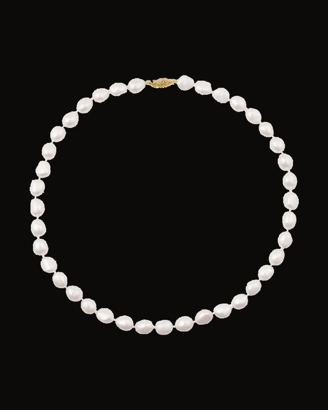 Pearl Necklace — 14K Yellow Gold · Cultured Freshwater Pearl