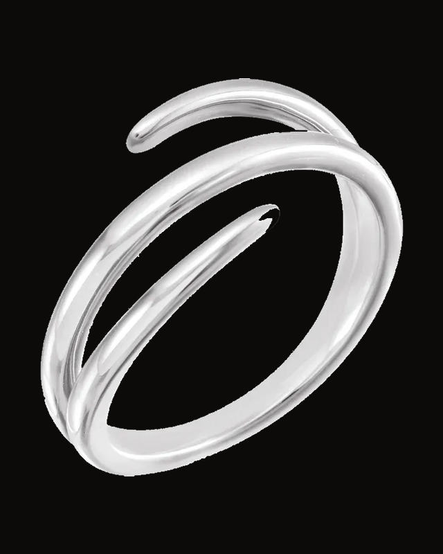 Freeform Ring — Sterling Silver · 1.7 mm · Size 7