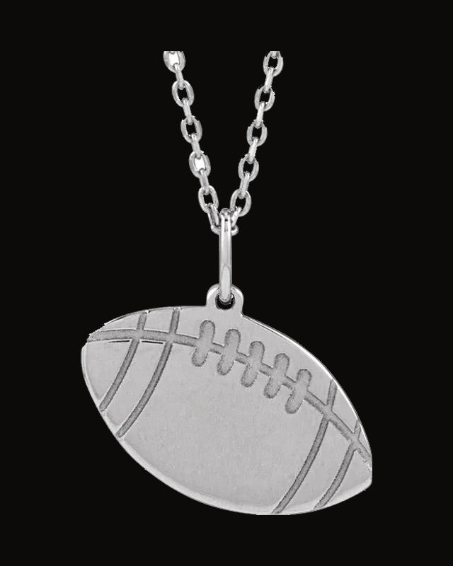 Engravable Sports Ball Necklace or Pendant