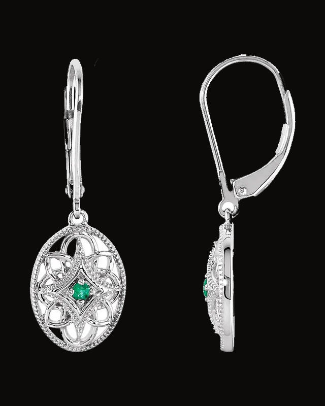 Filigree Earrings — Sterling Silver · 2 mm