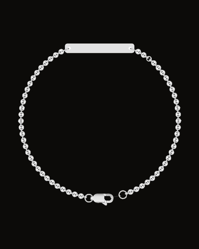 Engravable Link Bracelet — Sterling Silver