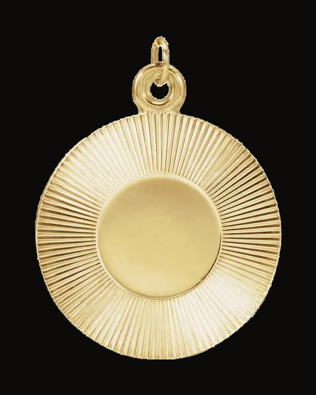 Engravable Necklace or Pendant — 14K Yellow Gold