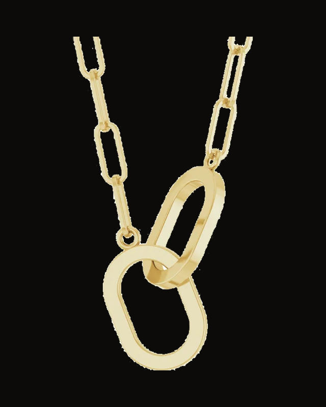 Interlocking Oval Necklace