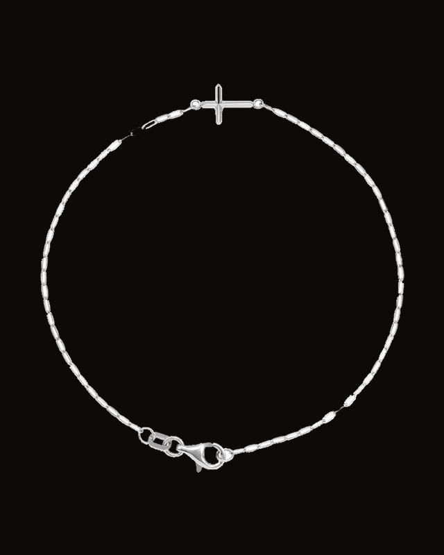 Sideways Cross Bracelet