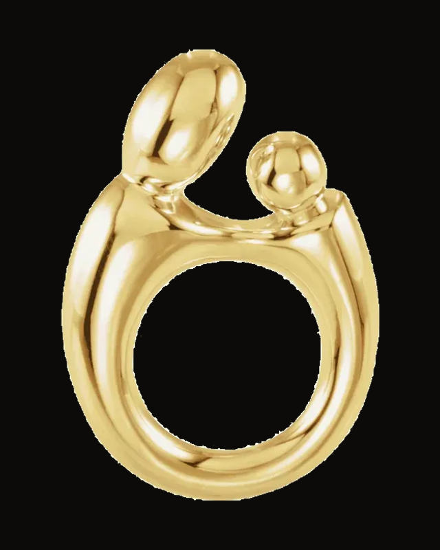 Mother and Child® Slide Pendant — 14K Yellow Gold