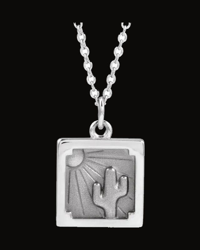 Desert Necklace or Pendant — Sterling Silver
