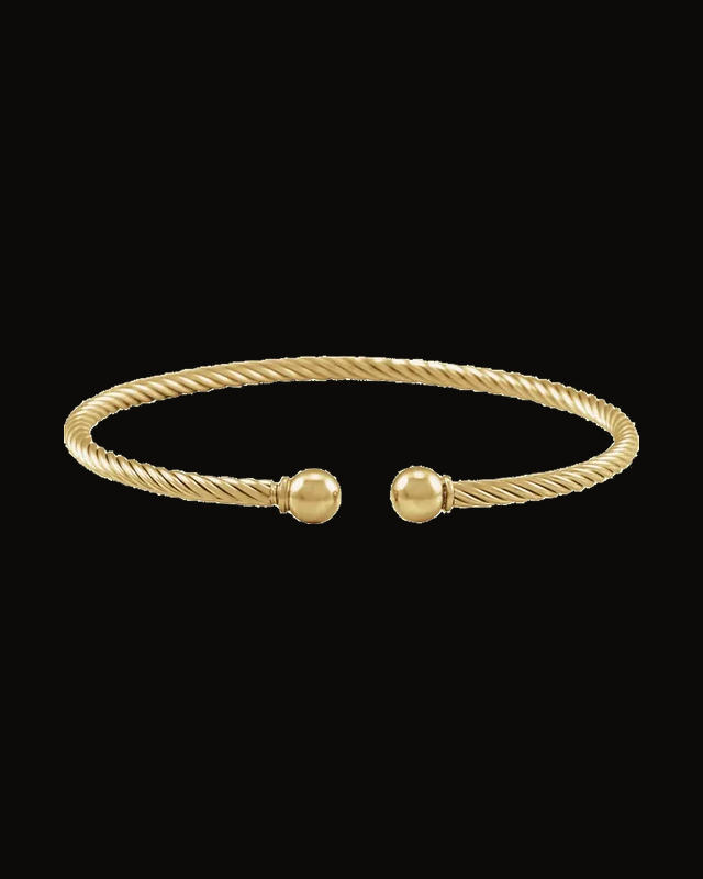 Cuff Bracelet — 14K Yellow Gold-Plated