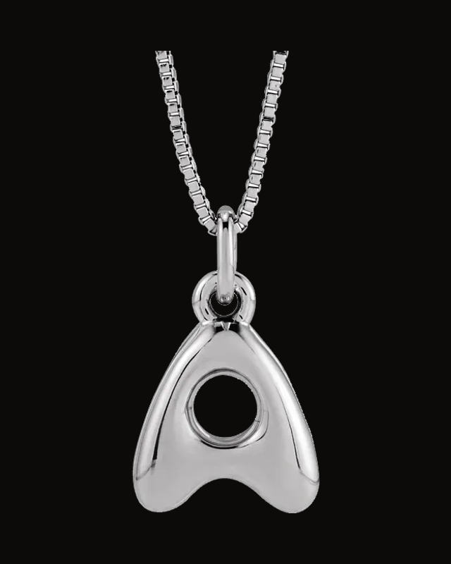 Bubble Initial Necklace or Pendant