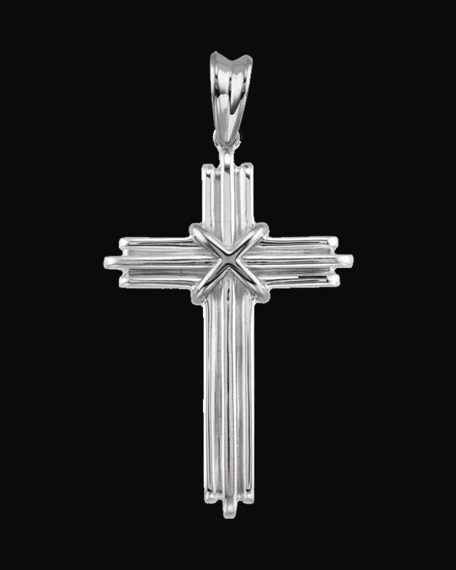 Cross Pendant — Sterling Silver