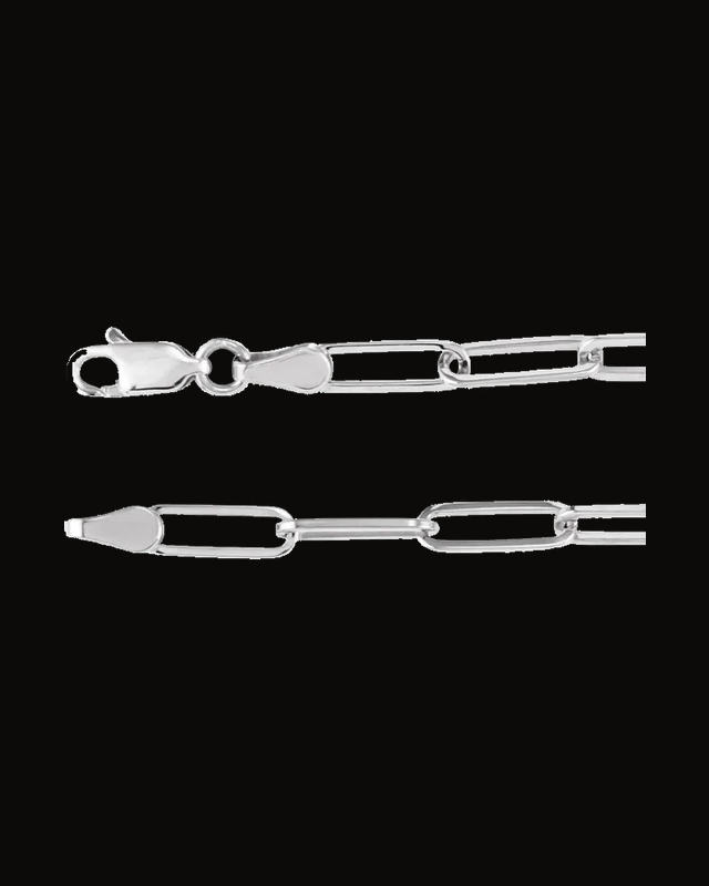 3.85 mm Paperclip-Style Chain
