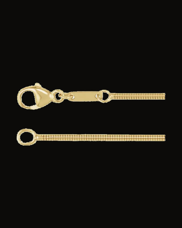 1.2 mm Snake Chain — 14K Yellow Gold