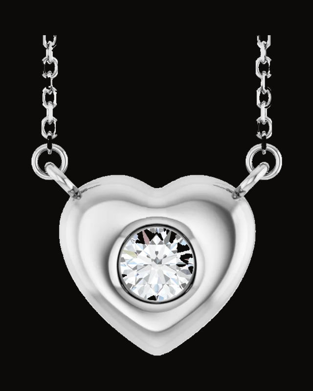 1/3 CTW Lab-Grown Diamond Necklace — Sterling Silver