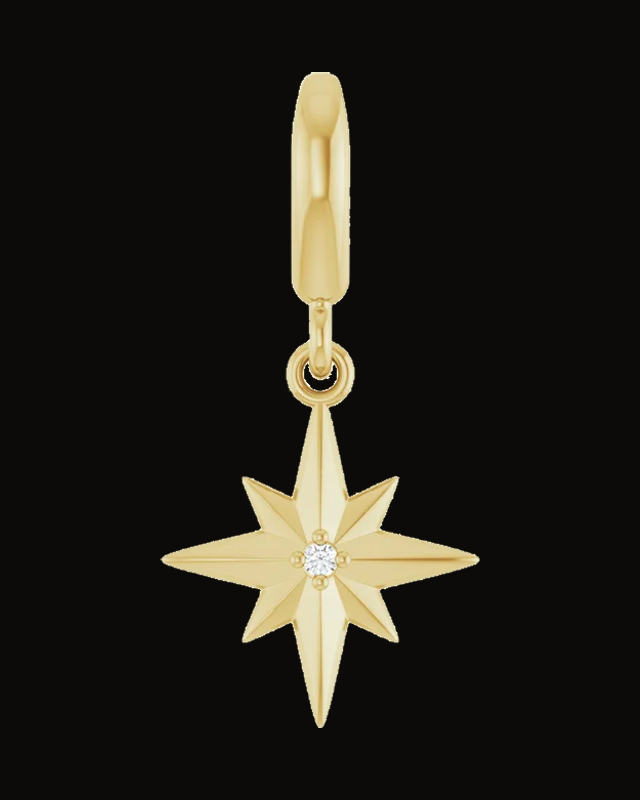 Accented Star Charm/Pendant