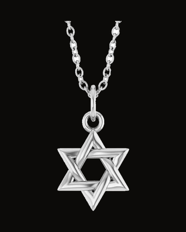 Star of David Necklace or Pendant