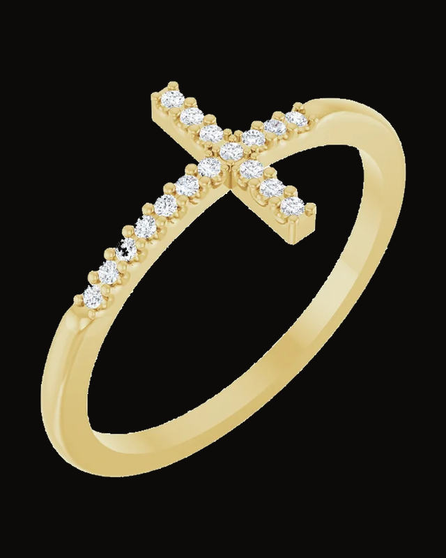 Sideways Cross Ring