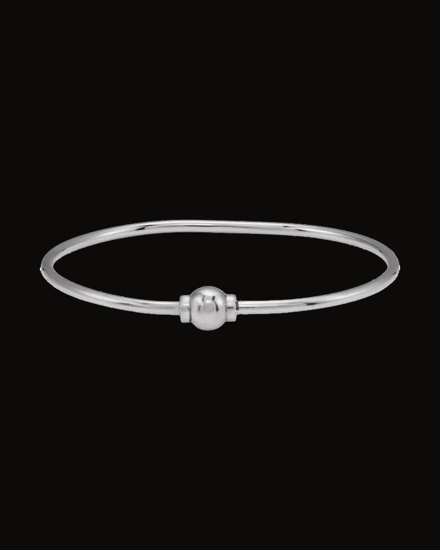Ball Bangle Bracelet — Sterling Silver