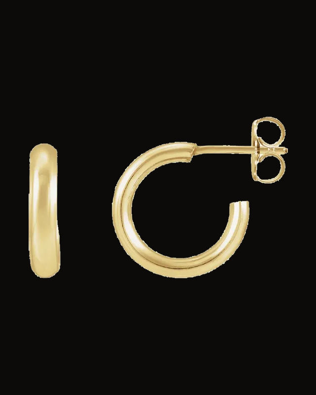 Hoop Earrings — 14K Yellow Gold-Filled