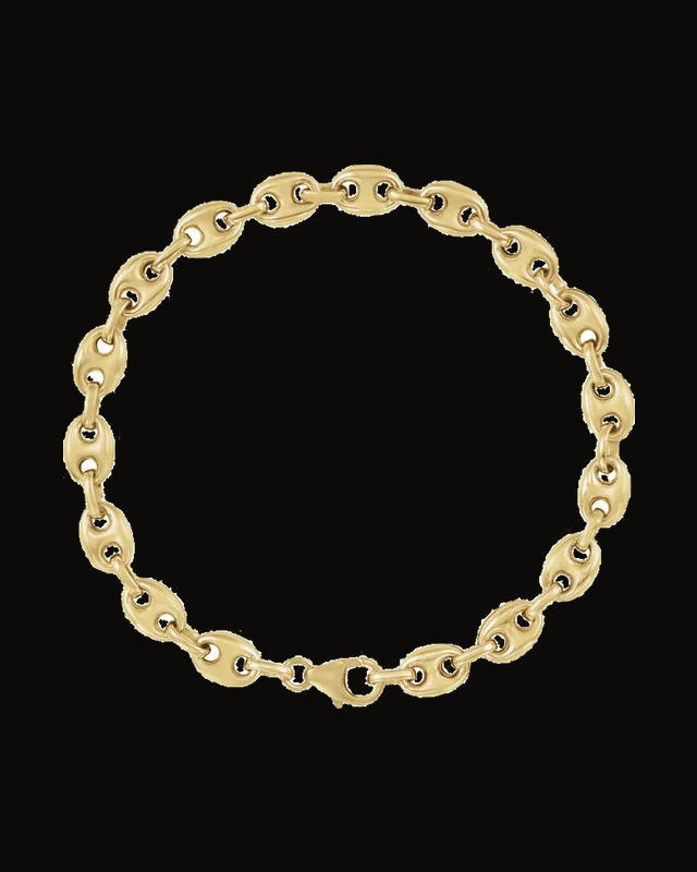Anchor Bracelet — 14K Yellow Gold-Filled