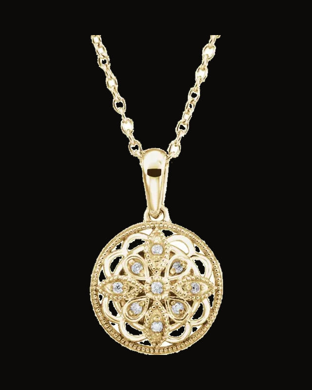 Granulated Filigree Necklace