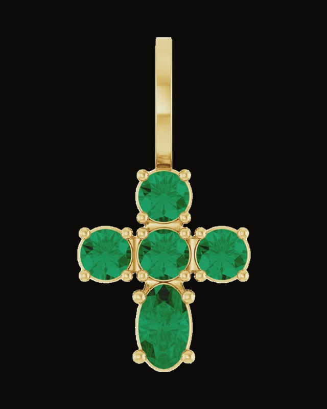 Accented Cross Charm/Pendant