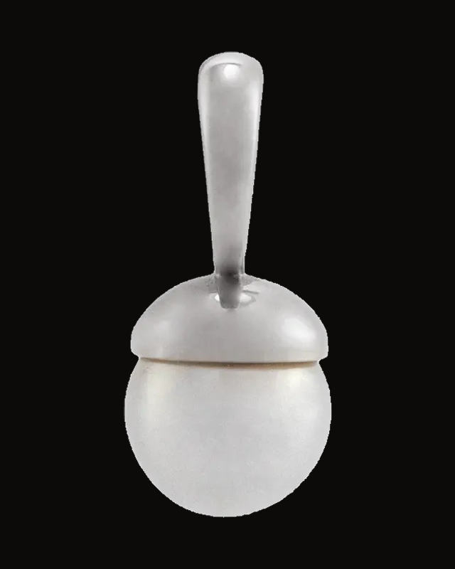 Freshwater Pearl Pendant — 14K White / Yellow Gold