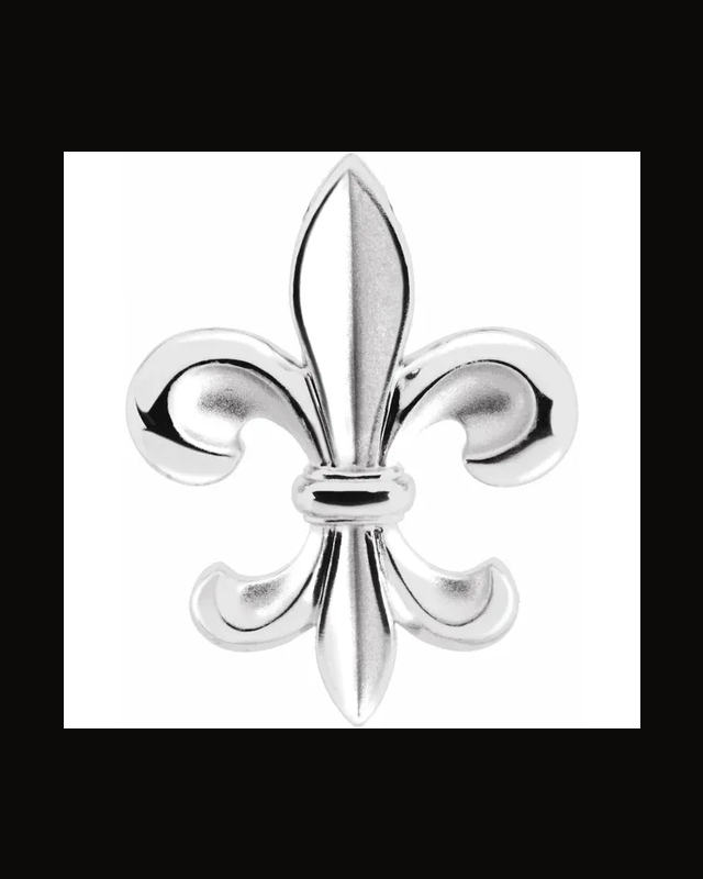 Fleur-de-lis Pendant — Sterling Silver