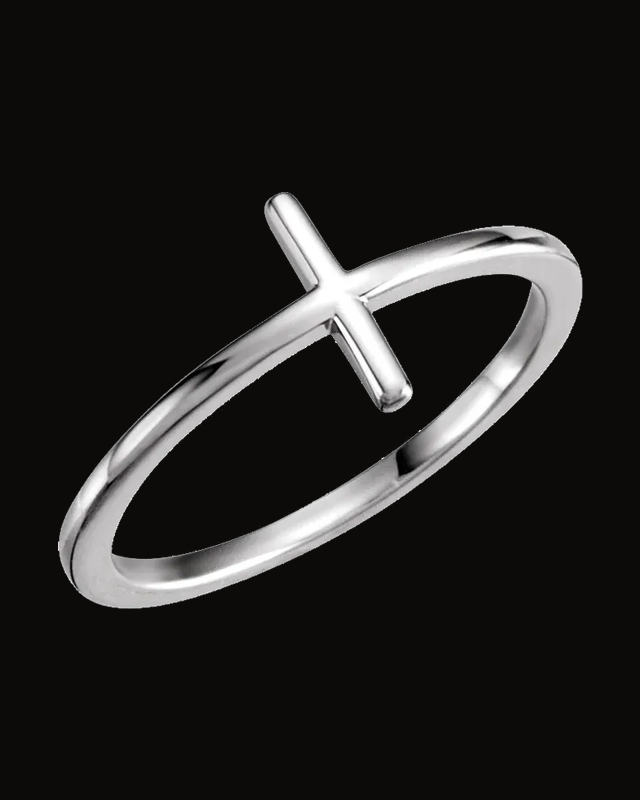 Sideways Cross Ring