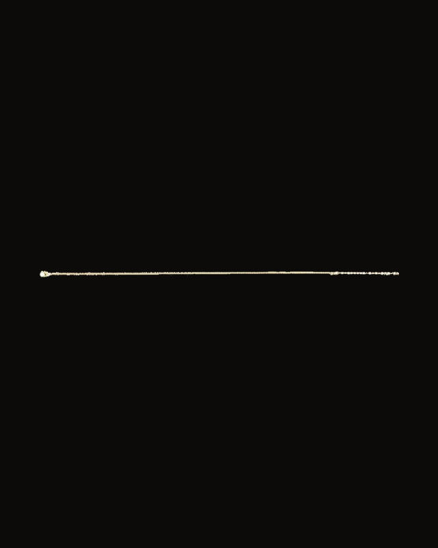 Hollow Beaded Necklace — 14K Yellow Gold-Filled