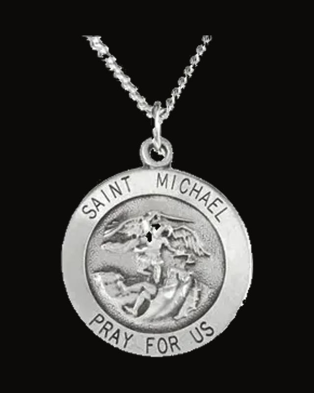St. Michael Medal Necklace or Pendant