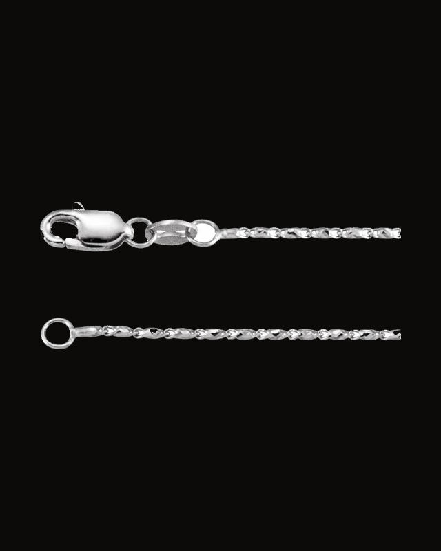 1 mm Raso Chain — 14K Yellow / White Gold