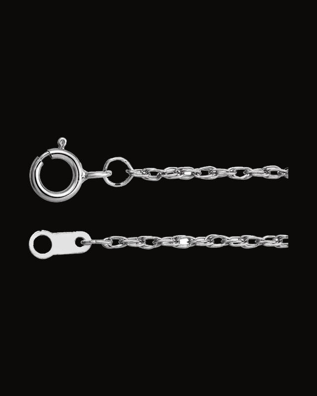 1.3 mm Rope Chain — Platinum