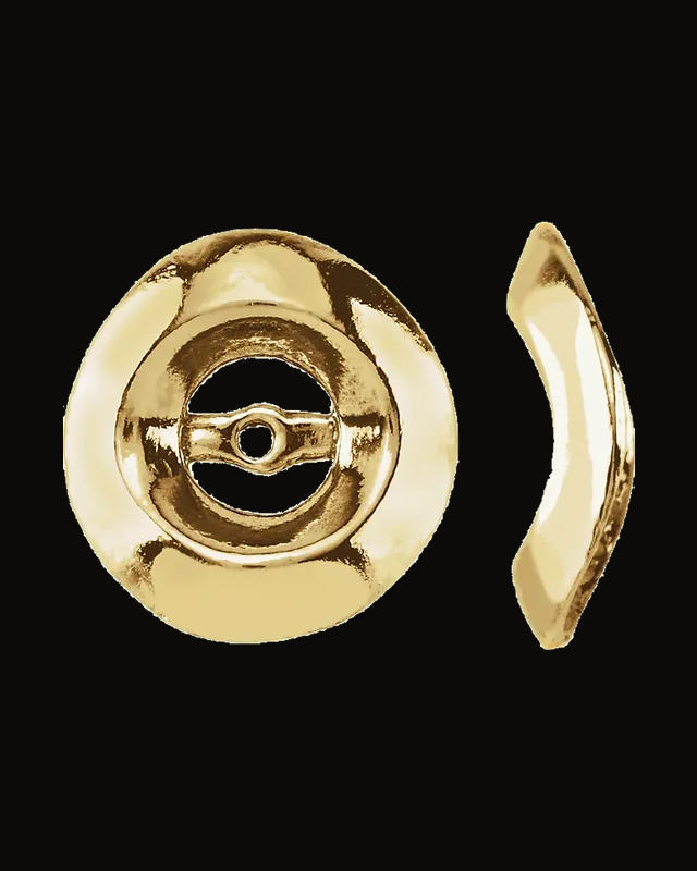 Geometric Earring Jackets — 14K Yellow Gold