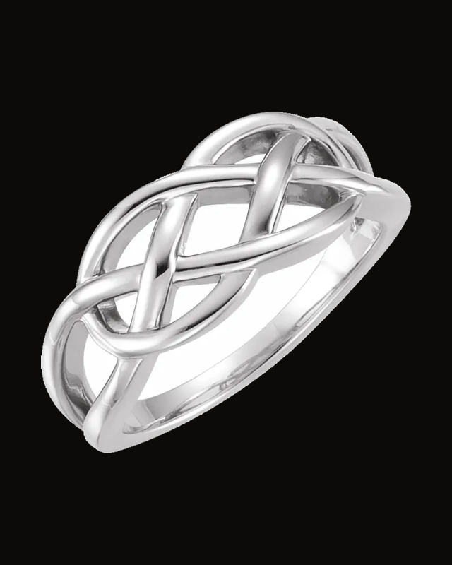 Criss-Cross Ring — Sterling Silver · 1.92 mm